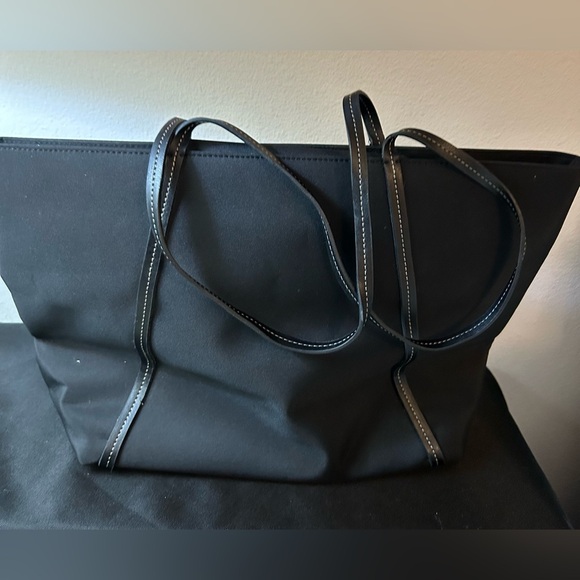 Casual Corner, Annex black tote bag. 14”x9” - Picture 2 of 13